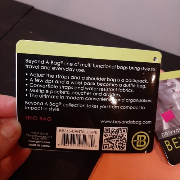 3/$20 Ganz Beyond A Bag 3 In 1 Crossbody Clutch Shoulder Bag Convertible Travel - Picture 13 of 16